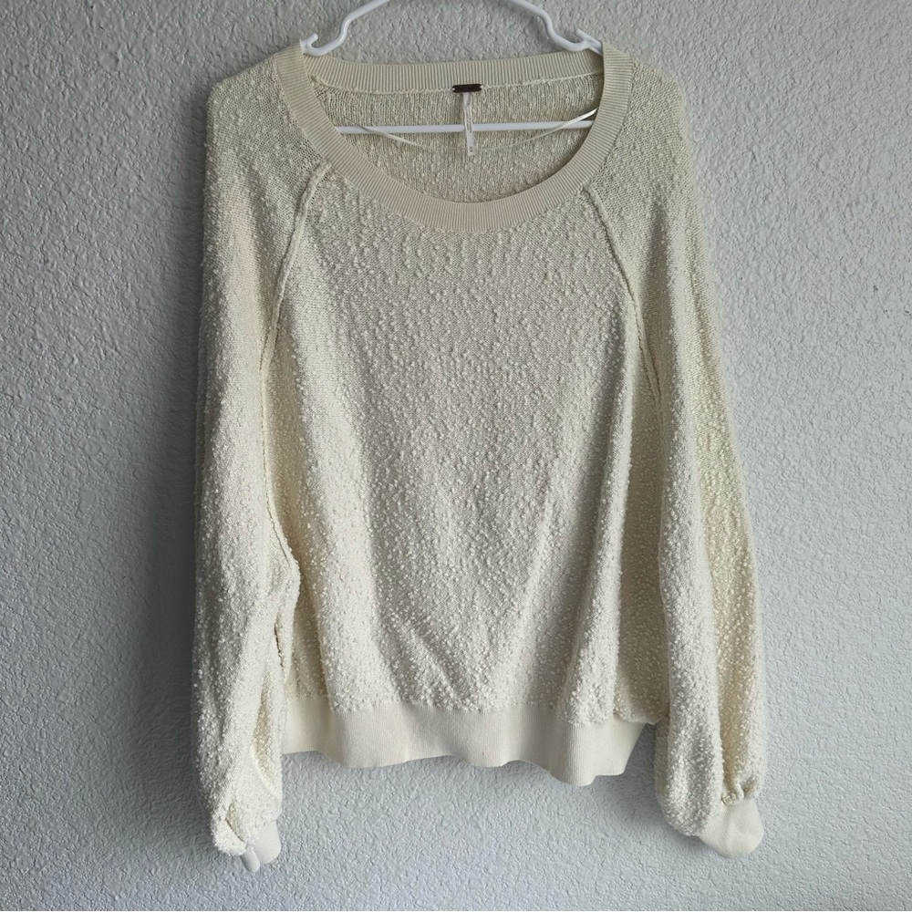 Free People Cream Sweater